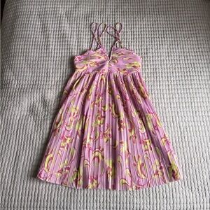 Zara Pink and Yellow Strappy Sundress